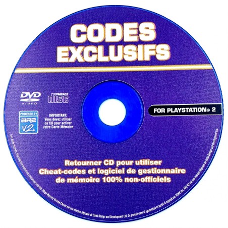 Codes Exclusifs for Playstation 2 Powered by AR2 V2 Cheat Code